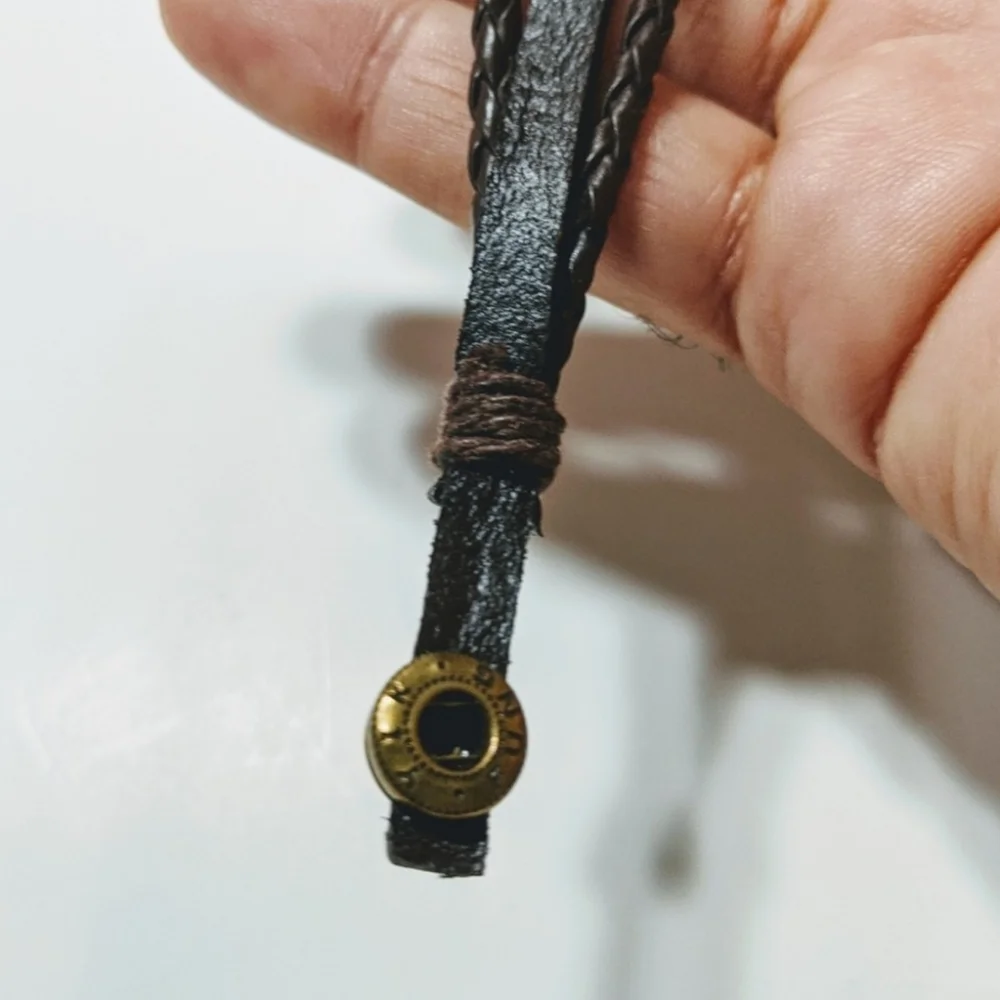 Zodiac GEMINI leather bracelet